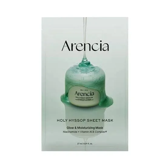 ARENCIA Holy Hyssop Sheet Mask 27ml