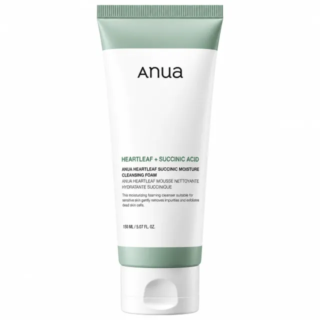 ANUA Heartleaf Succinic Moisture Cleansing Foam 150ml